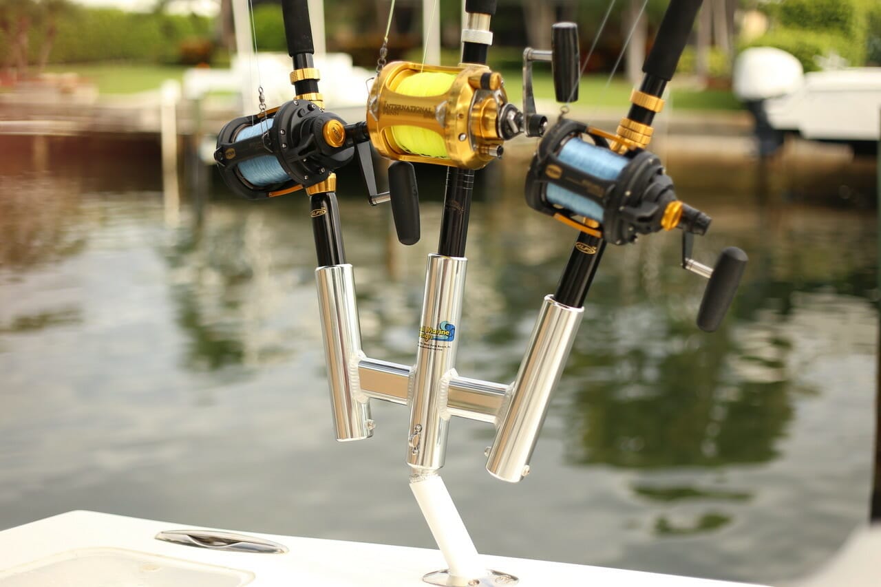 Fishing Rod Holder The Trident by Birdsall Marine Design