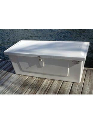 Dock Boxes 40 X 19X 21 White Cm01 Birdsall Marine Design