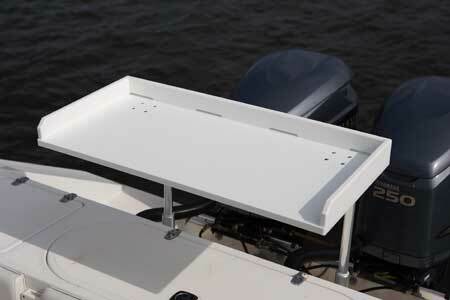 Euro Transom Mount Fillet Table, Rigging Tray Fishing Cleaning Station Boat  Parts Birdsall Marine Design