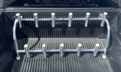 Truck bed rod holders